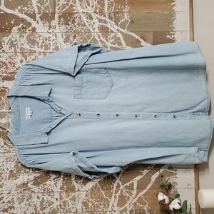 Ava & Viv Denim 4X Blouse #1